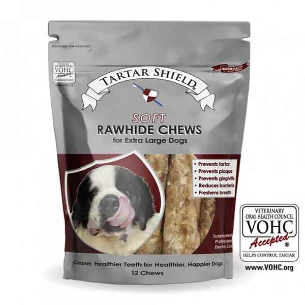 Tartar Shield Soft Rawhide Chews Canine