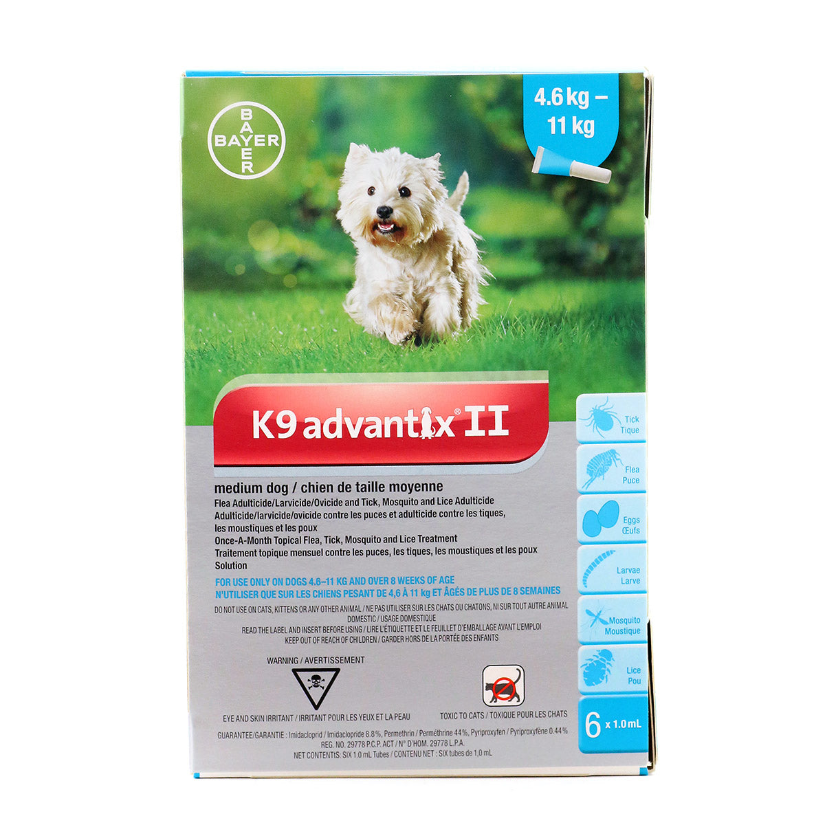 Advantix II Canine PER TUBE