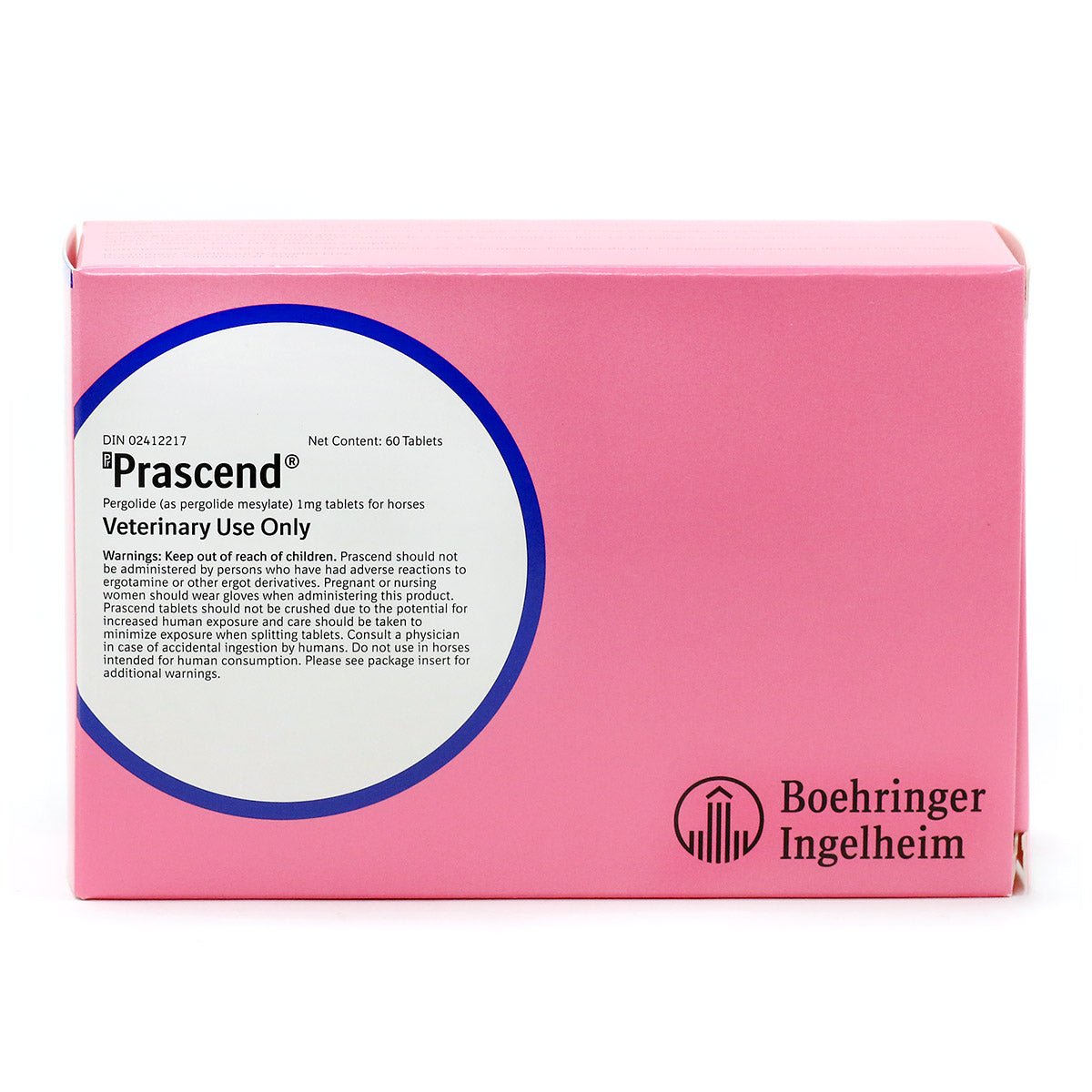 Prascend Pergolide Mesylate 1mg 60/Box