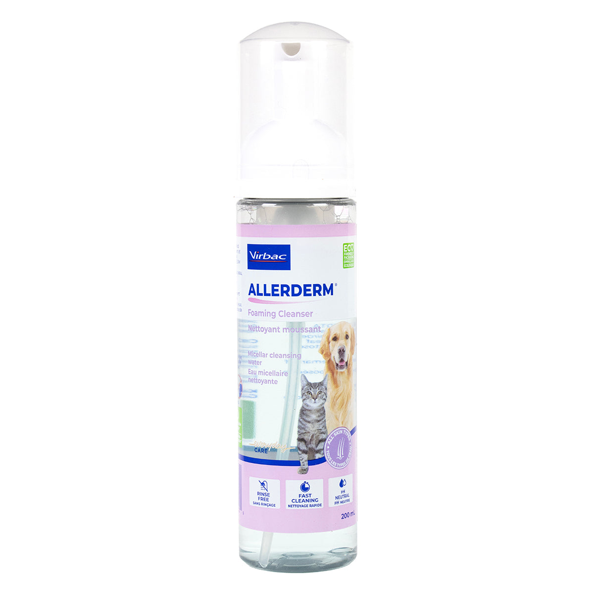 Allederm Foaming Cleanser 200ml (K9 & Fel)