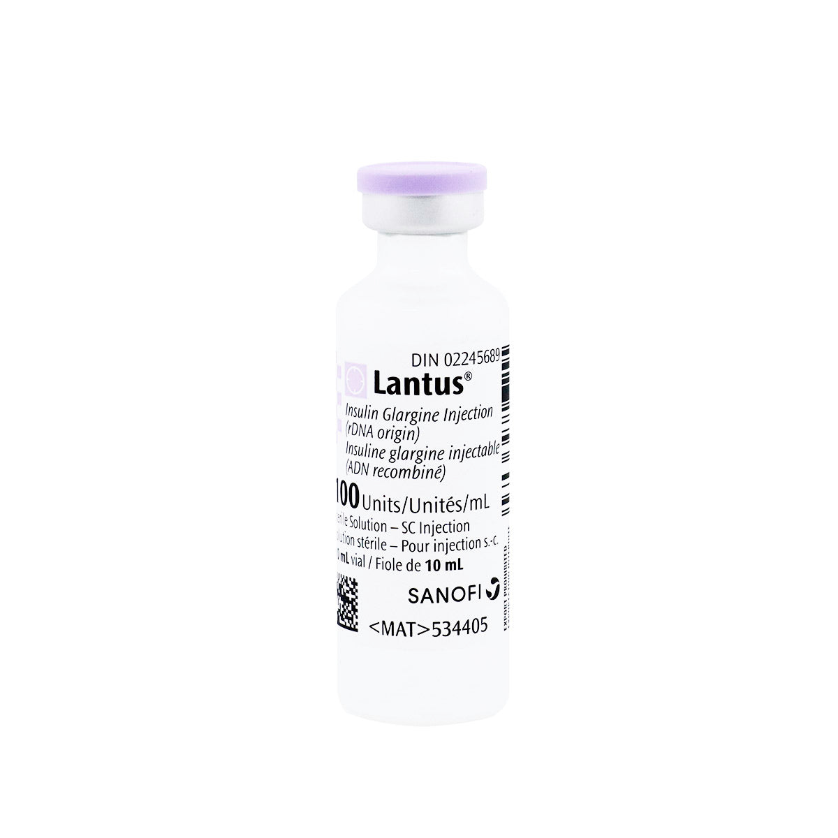 Lantus Insulin (Glargine) 100IU/ML 3ml Vial – centralvetshop