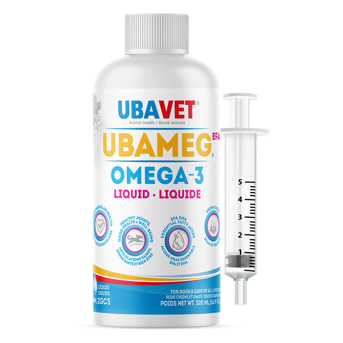 Ubavet Ubameg Omega 3 Fatty Acid Liquid 500ml