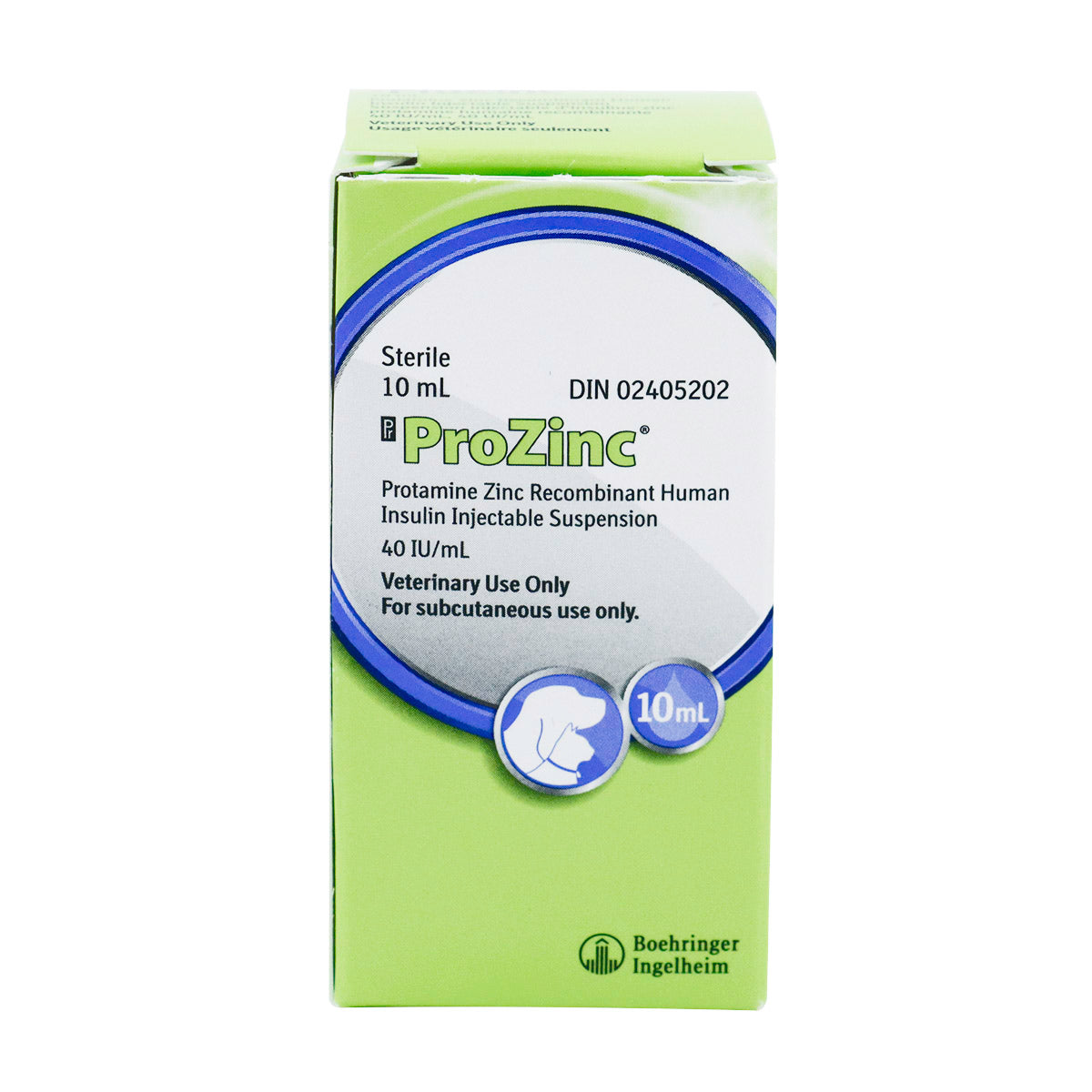 Prozin Human Insulin 40 IU/ml - 10ml Bottle – centralvetshop