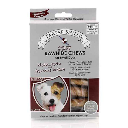 Tartar Shield Soft Rawhide Chews Canine