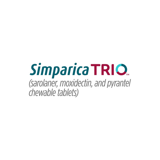 TRIO, Simparica - Monthly Heartworm, Tick, Flea and Parasite Prevention for Dogs
